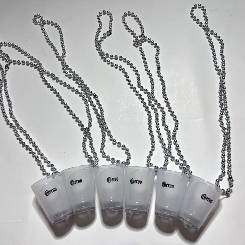 Cuervo Light Up Shot Glass Necklaces SET of 14